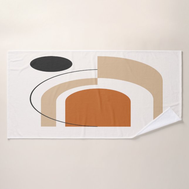 Abstrait Contemporain  (Serviette de bain)