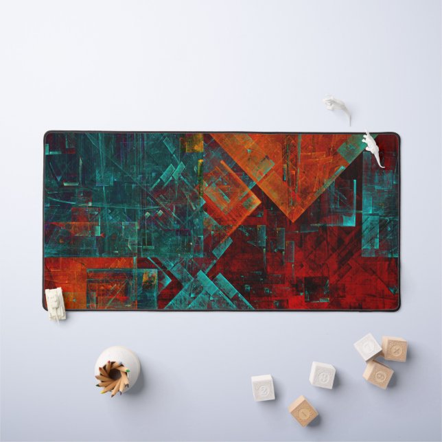 Abstrait Cool coloré moderne Motif artistique (Tableau pour enfants)