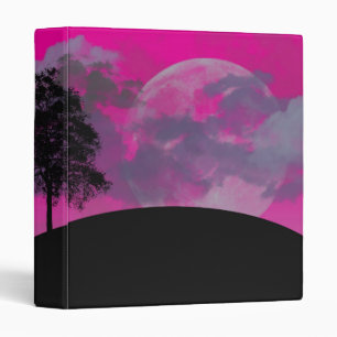 Abstrait Crimson Moon Avery Classeur