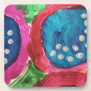 Abstrait dans les Dessous de verre en plastique Ma