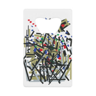 Abstrait dans les formes de bande et de lettres 1
