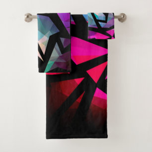Abstrait graffiti polygonal moderne dar géométriqu