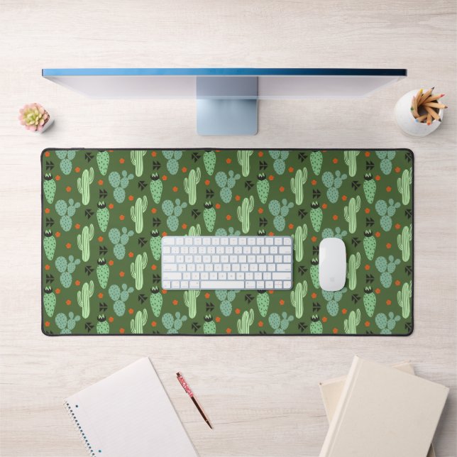 Abstrait Hipster Cactus Motif du désert (Bureau 1)