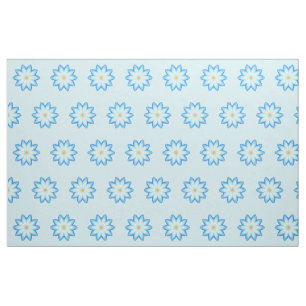 Abstrait Lot bleu Peinture Fleur tissu personnalis