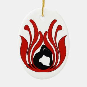 Abstrait Lotus - Ornement de yoga