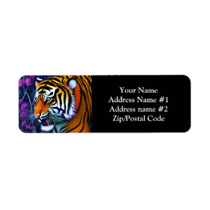 Abstrait Majestic Predator Tiger