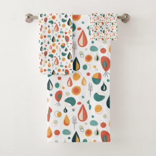 Abstrait Mid-Century Nature moderne Raindrop