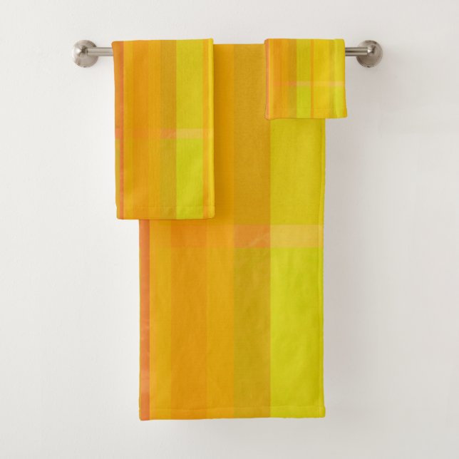 Abstrait moderne | Couleurs d'agrumes colorées (En situation)
