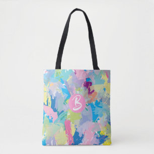Abstrait Monogram Sac fourre-tout tendance