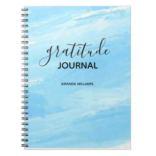 Abstrait Motif Gratitude Journal peut éditer turqu