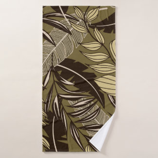 Abstrait motif sans couture tropicale avec l color