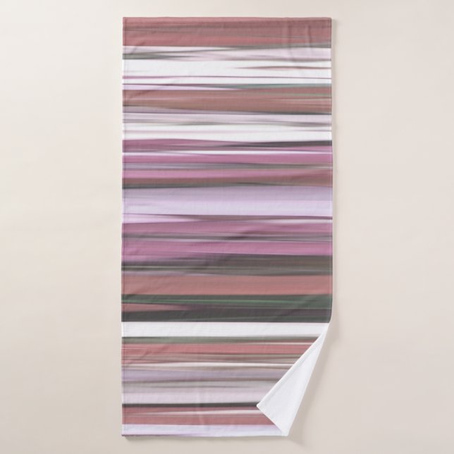 Abstrait n° 2 : flou rose (Serviette de bain)