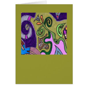 abstrait original "Gold Elephant"