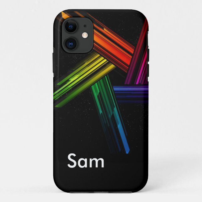 Abstrait Personnalisé iPhone 5 Coque (Dos)