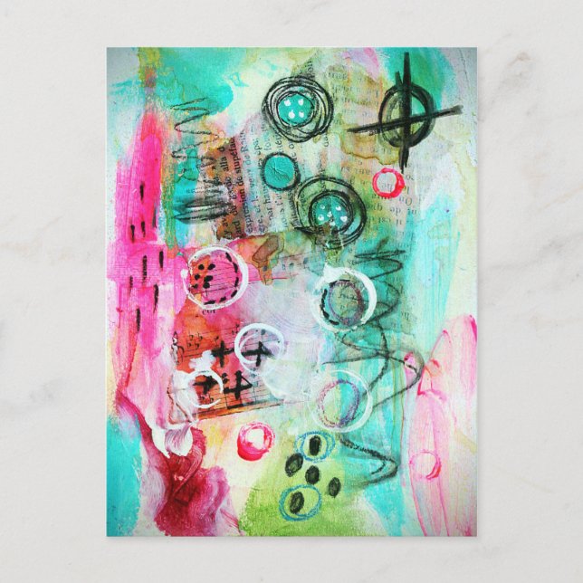 Abstrait Postcard (Front)