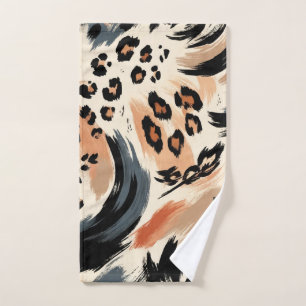 Abstrait Poster de animal exotique peint Leopard