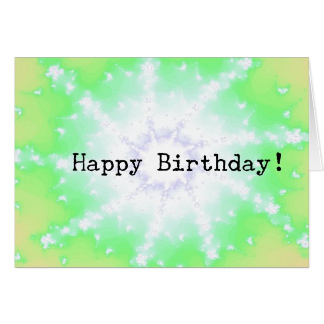 Abstrait Ray, Anniversaire (Devant horizontal)