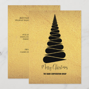 Abstrait sapin de Noël Invitation
