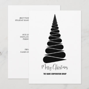 Abstrait sapin de Noël Invitation