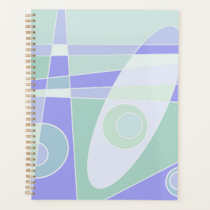 Abstrait Surf Pastel Purple Green