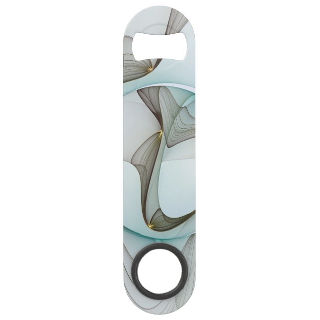 Abstrait Turquoise Brown Gold Elegance (Devant)