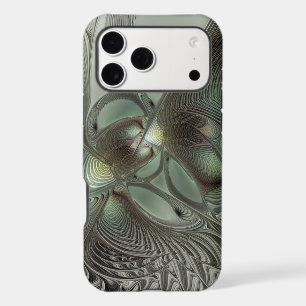 Abstrait Vert Gris Sauge Olive Art Fractal Fantast