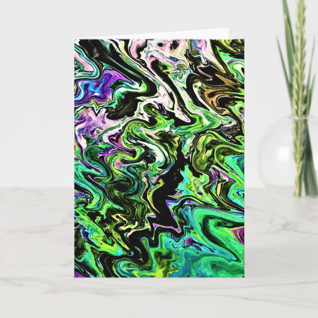 Abstraite Color Study 183, carte (Devant)