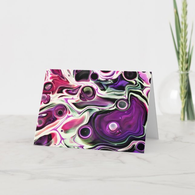 Abstraite Color Study 196, carte (Devant)