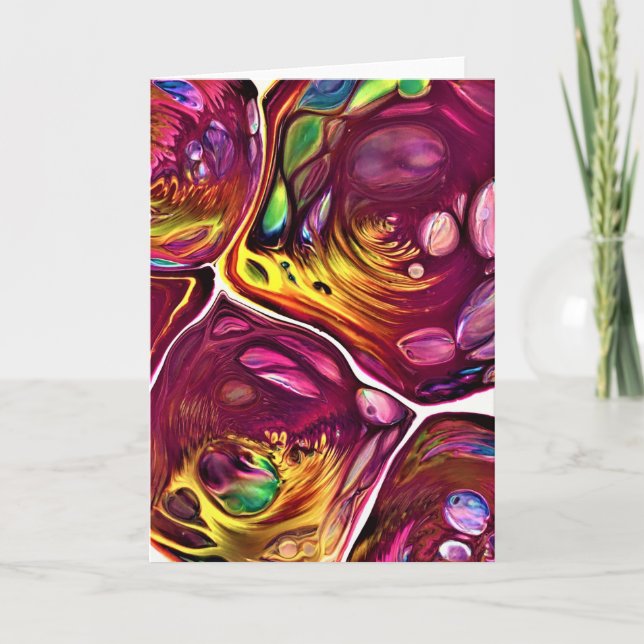 Abstraite Color Study 219, carte (Devant)