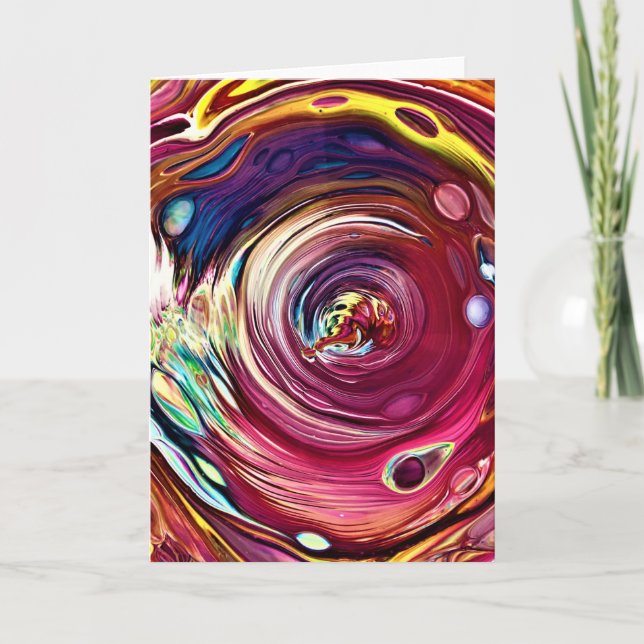 Abstraite Color Study 227, carte (Devant)