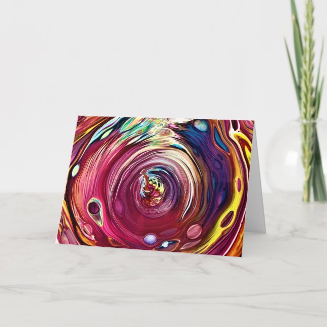 Abstraite Color Study 227, carte (Devant)