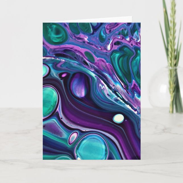 Abstraite Color Study 268, carte (Devant)
