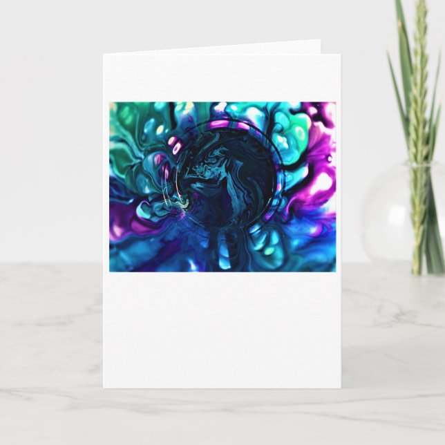 Abstraite Color Study 287, carte (Devant)