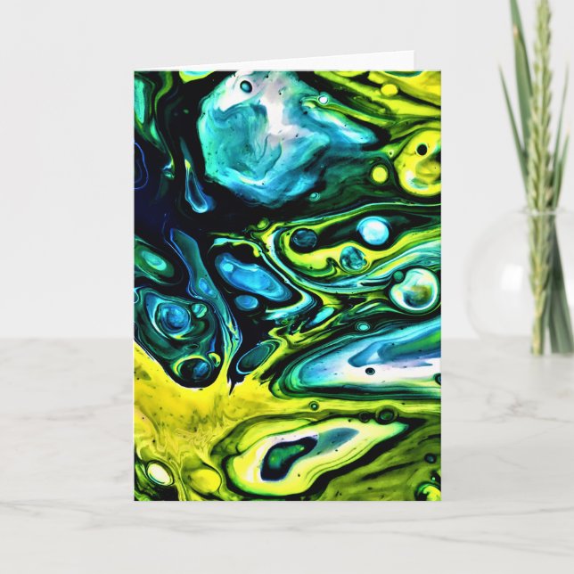 Abstraite Color Study 314, carte (Devant)