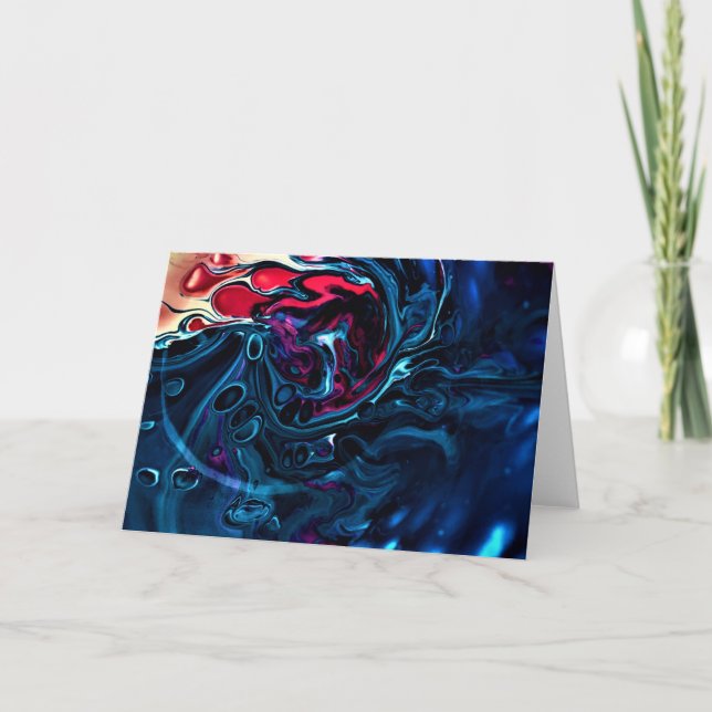 Abstraite Color Study 337, carte (Devant)