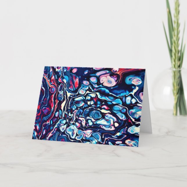 Abstraite Color Study 339, carte (Devant)