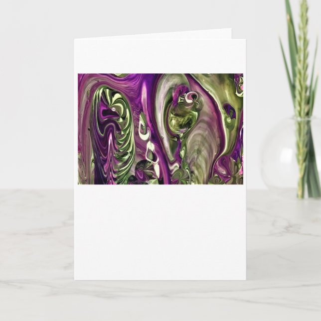 Abstraite Color Study 387, carte (Devant)