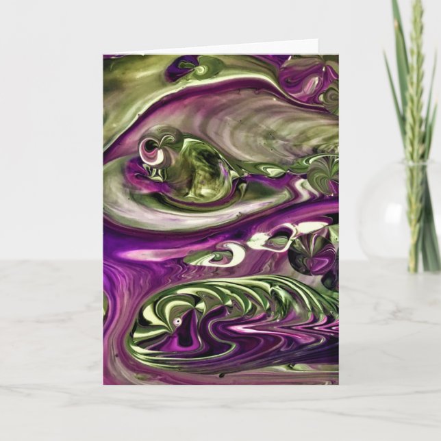 Abstraite Color Study 387, carte (Devant)