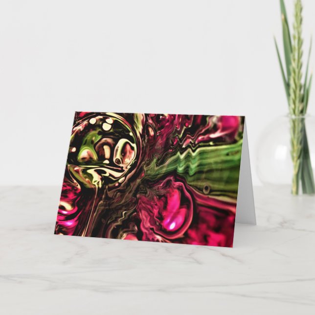 Abstraite Color Study 434, carte (Devant)