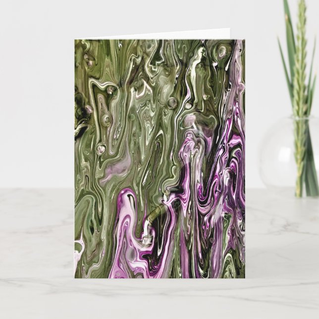 Abstraite Color Study 448, carte (Devant)