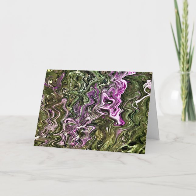 Abstraite Color Study 449, carte (Devant)