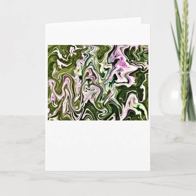 Abstraite Color Study 476, carte (Devant)