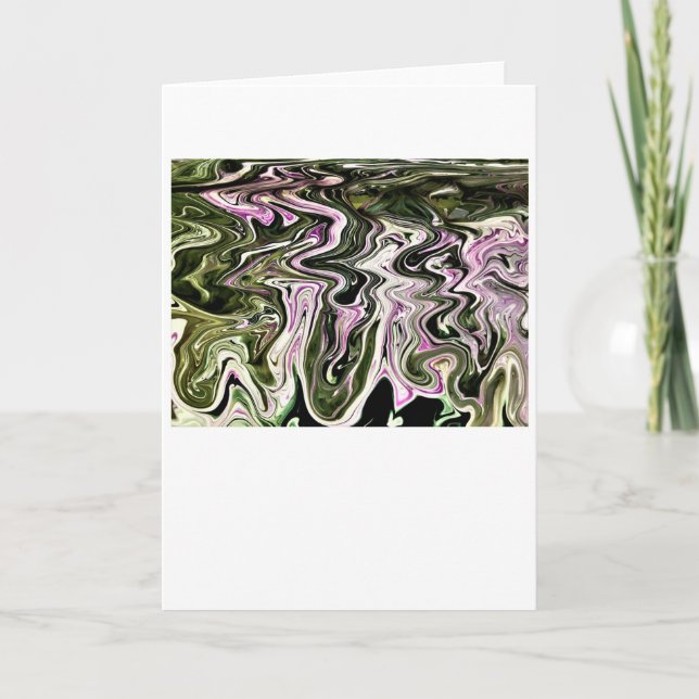 Abstraite Color Study 481, carte (Devant)