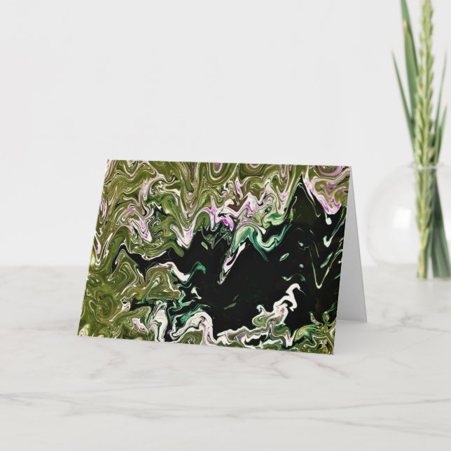 Abstraite Color Study 482, carte (Devant)