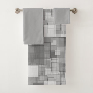 Abstraits Carrés d'argent moderne