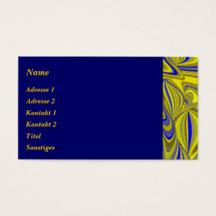 Abstrakt in blau gold - gelb