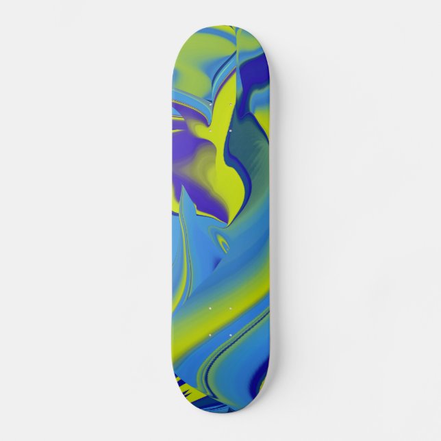 Abstrakt regenbogen skateboard (Front)