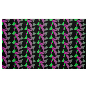 Abstraktes buntes Stoffmuster Pink Grün Neon schwa Fabric