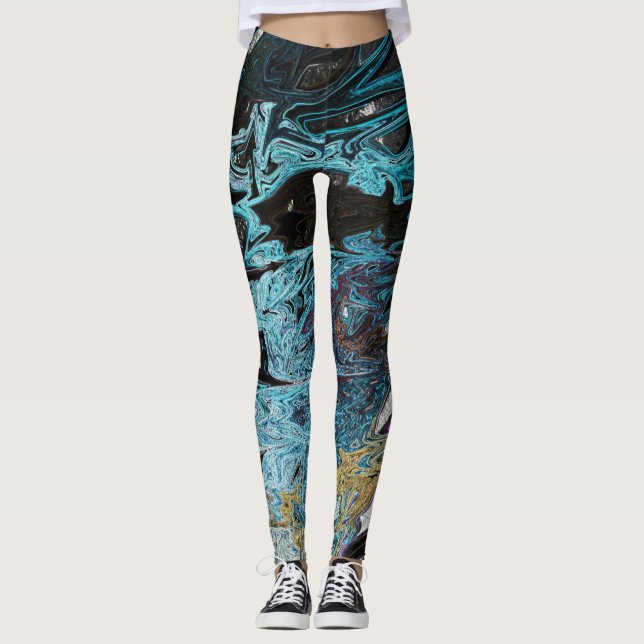 Abstratika All-Over Print Leggings (Front)