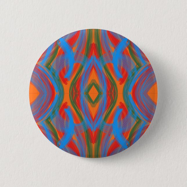 abstrato laranja 2 inch round button (Front)